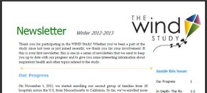 WIND Newsletter Winter 2012-3