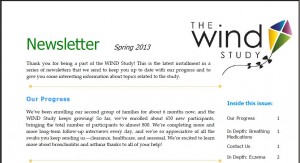 WIND Newsletter Spring 2013